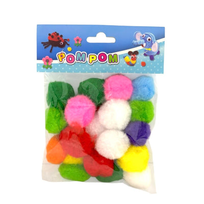Pompones de 3cm Colores Mixtos