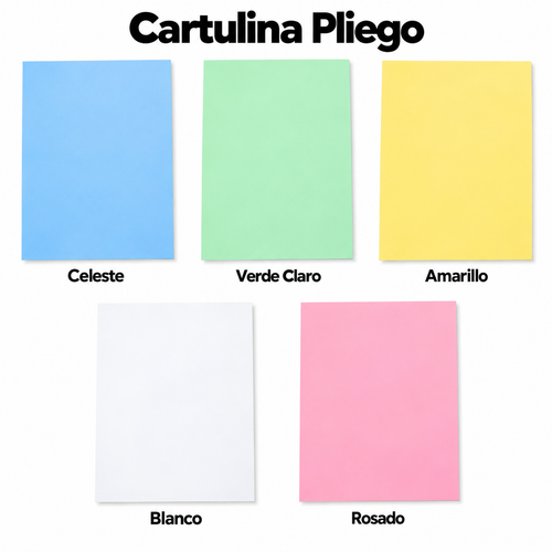 Papel Cartulina Index Pliego