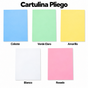 Papel Cartulina Index Pliego