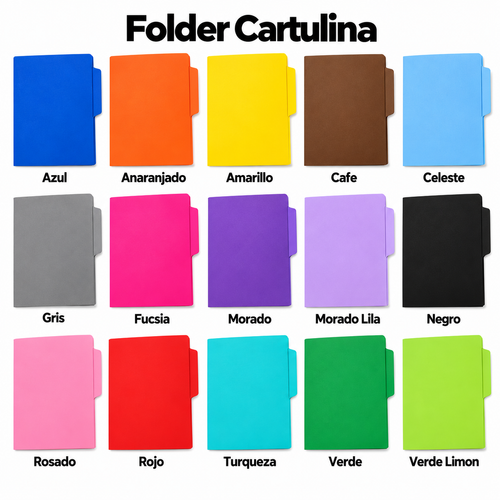 Folder Manila Color Carta