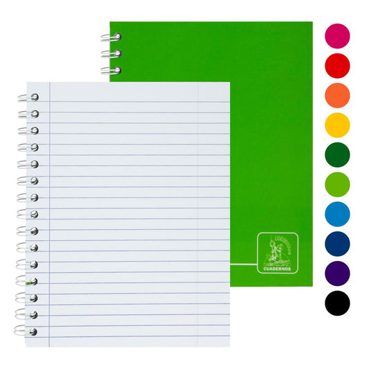 Cuaderno Bolsillo Midi Espiral Rayada