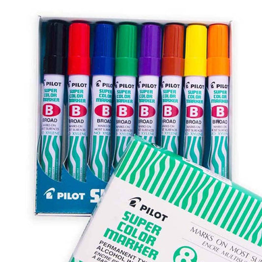 Plumon Permanente Pilot Punta Cuadrada