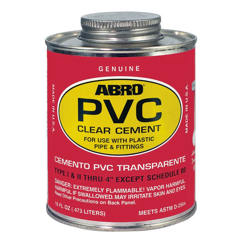 Pegamento para pvc de 4 onzas