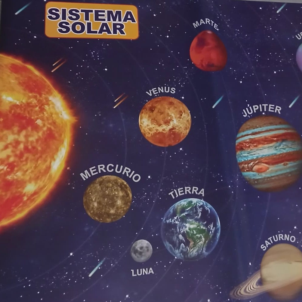 Pliego de Papel de Regalo Educativo y Recortes