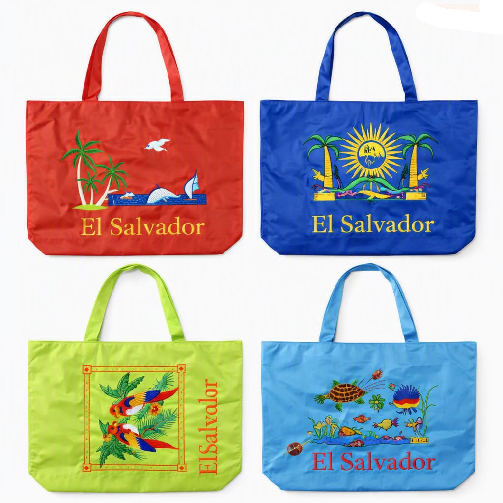 Bolsas el Salvador Bordadas 44x35cm
