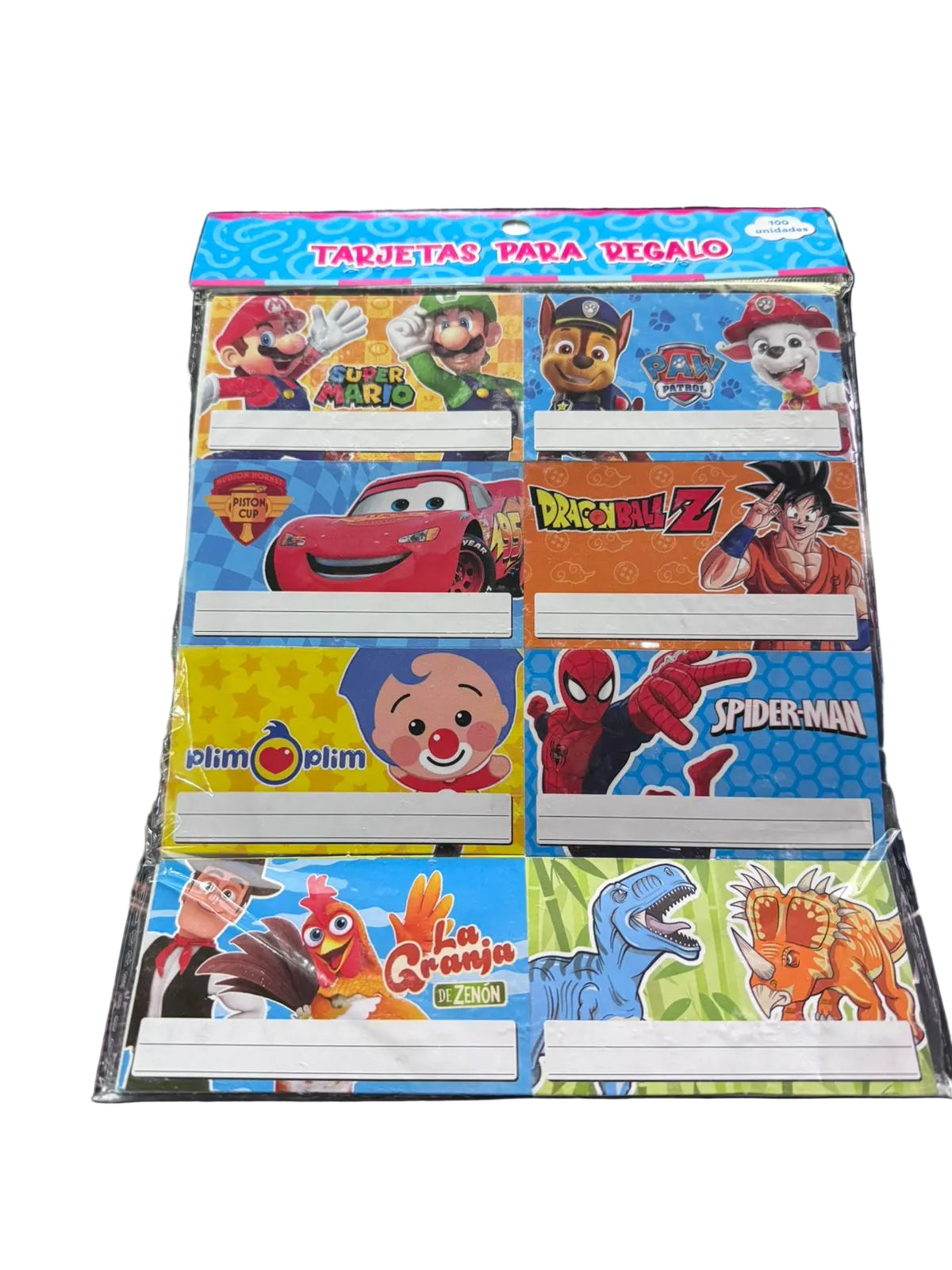 Tarjetas para Regalo de toda Ocasion (100Pack)