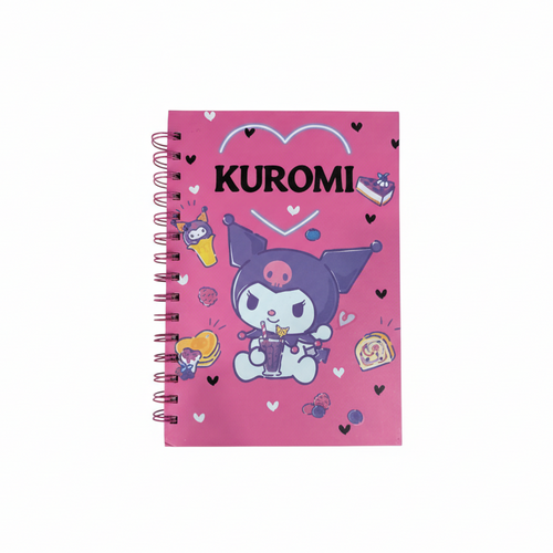 Cuaderno Pasta Doble  Kuromi 15x26cm