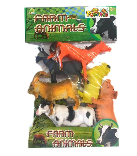 Animales Granja Grandes En bolsa (6u)