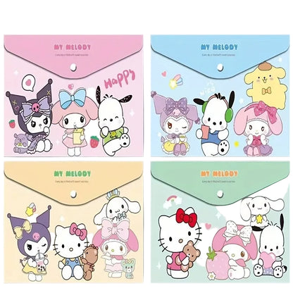 Folder con Cierre de Boton T/C  Figuras