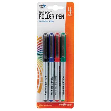 Set de Boligrafos punta fina (4 unidades) 0.5mm
