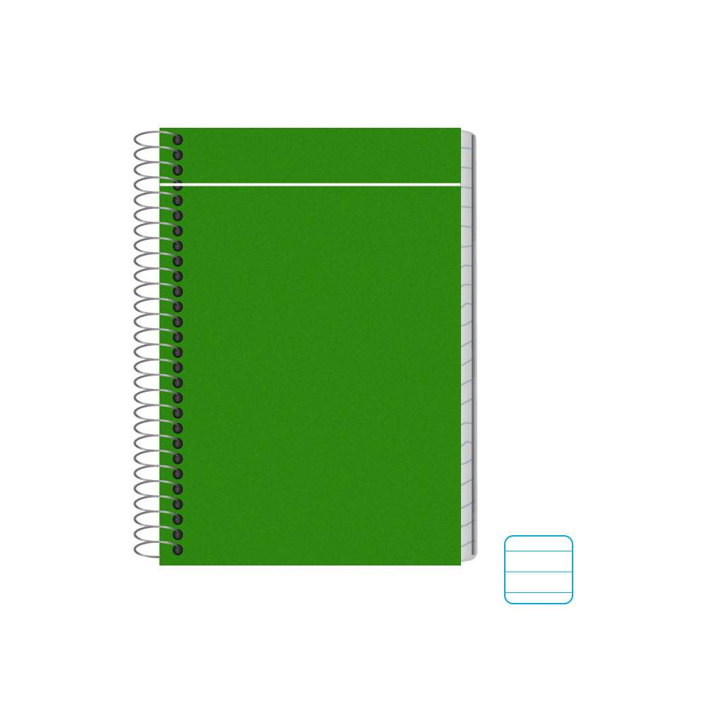 Libreta de Bolsillo Midi Espiral Rayada